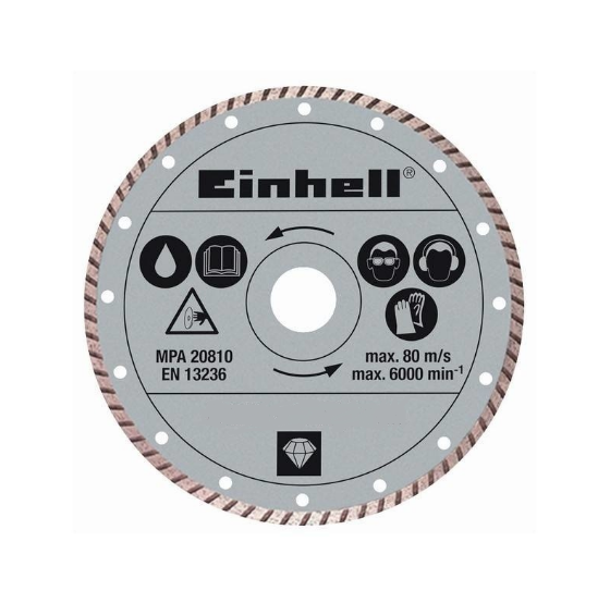 Алмазный отрезной диск EINHELL TURBO (4301175) Ø 200