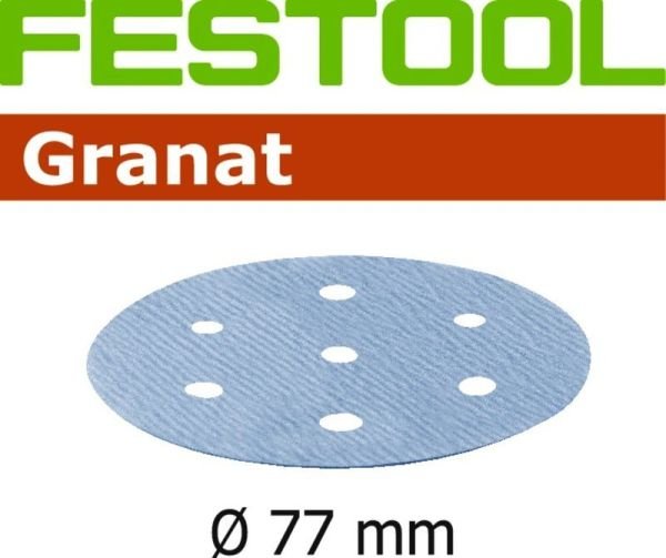 498930 FESTOOL Шлифовальные круги STF D 77/6 P1000 GR/50 Granat