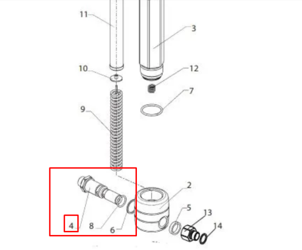 Пустотелый винт WAGNER Hollow-core screw 1/4" для SF 33 (97306)
