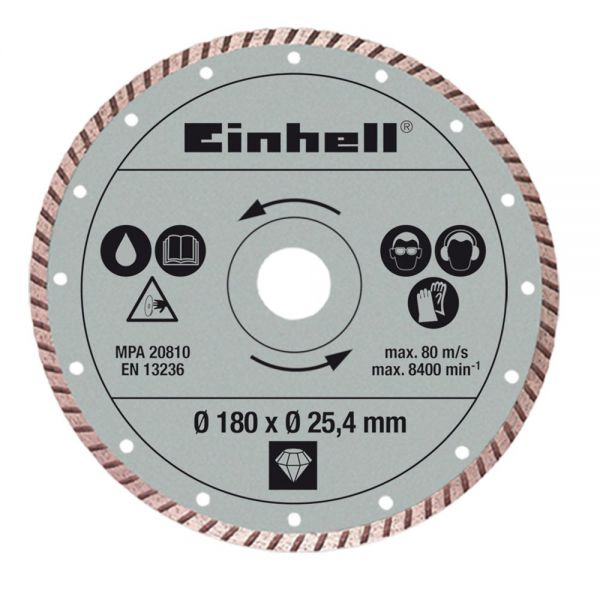Алмазный отрезной диск EINHELL TURBO (4301176)