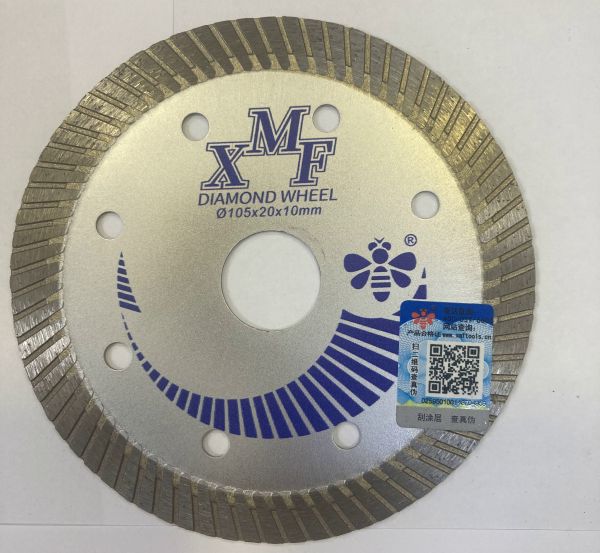 Тонкий алмазный отрезной диск, горячей опрессовки (турбо) XMF 105*20